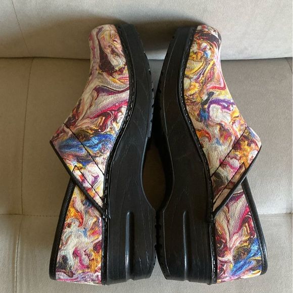 Sanita Swirl Pattern Clogs Size EU 38 US 7 - Picture 3 of 9